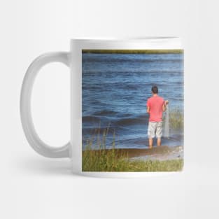 Man Net Casting Mug